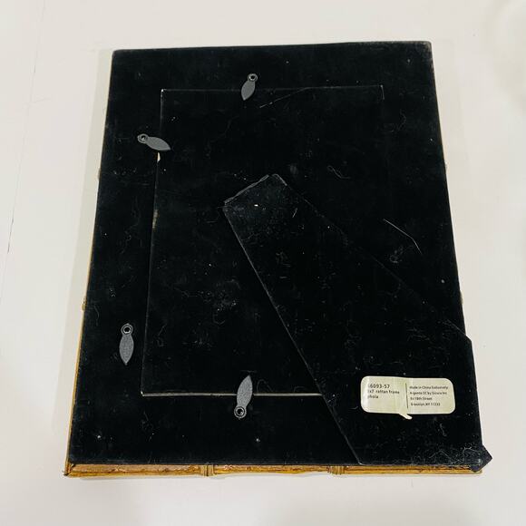 Sicura picture photo frame stands tabletop style faux bamboo light wood 5" x 7" - Picture 5 of 6